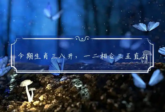 今期生肖三八开，一二相合三五直打一代表最佳哪个生肖,精选词语解释释义 