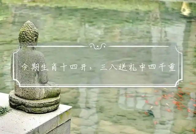 今期生肖十四开,三八送礼中四千是什么生肖