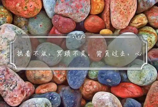 执着不放,冥顽不灵。背负过去,心境难平